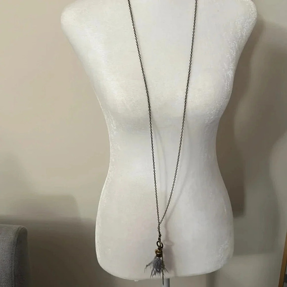 Feather chain necklace - Picture 1 of 4
